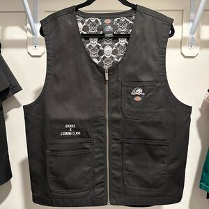 Dickies Black Work Vest Lurking Class Collab